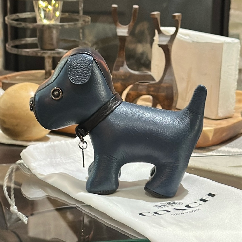 Authentic COACH Dog Paperweight in Blue, EUC - Picture 5 of 14